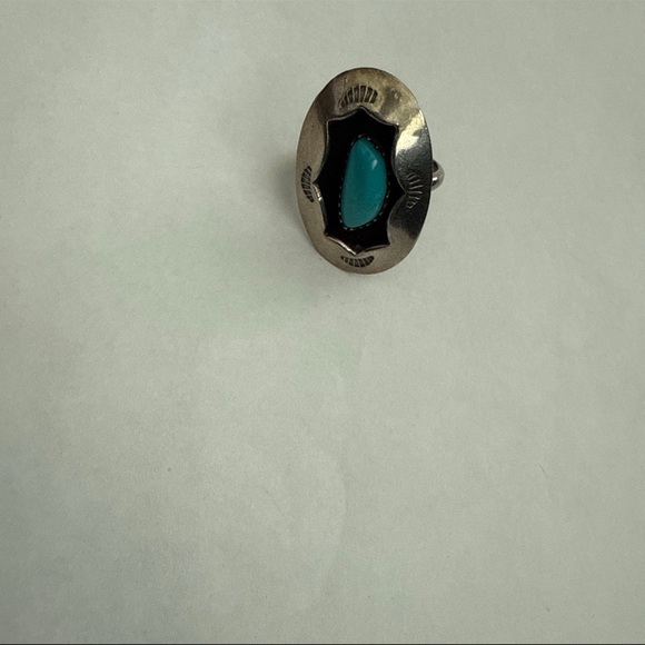 Turquoise Shadow Box Ring - Picture 4 of 4